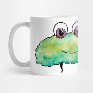 Puffy Green Bean Monster Mug